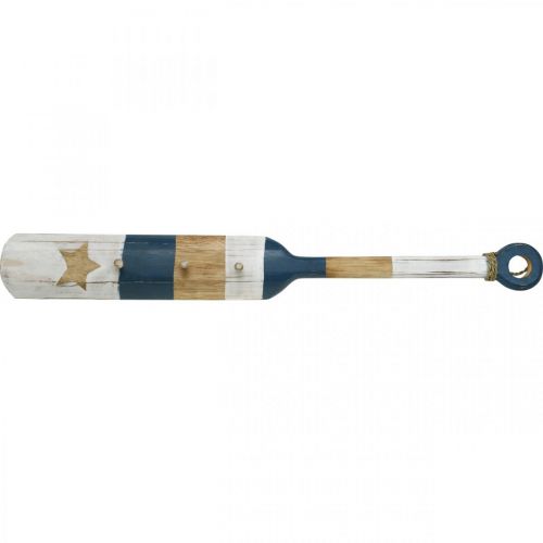Floristik24 Armadio Decorazione Parete Paddle Maritime Deco Legno Blu Scuro 1m