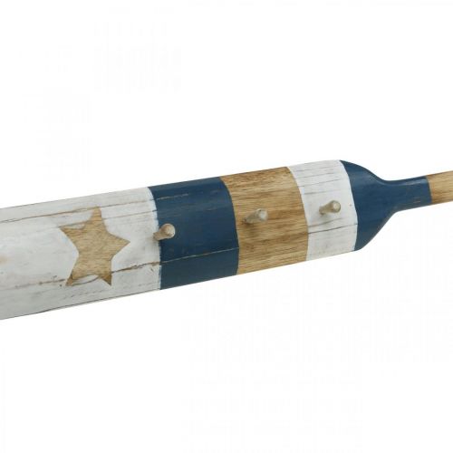 Floristik24 Armadio Decorazione Parete Paddle Maritime Deco Legno Blu Scuro 1m
