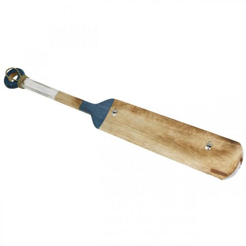 Floristik24 Armadio Decorazione Parete Paddle Maritime Deco Legno Blu Scuro 1m