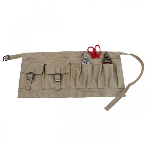 Floristik24 Cintura per borsa attrezzi da giardino Cintura da giardino Khaki L112cm