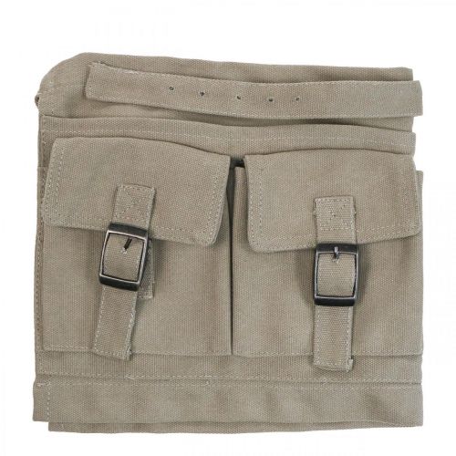 Floristik24 Cintura per borsa attrezzi da giardino Cintura da giardino Khaki L112cm
