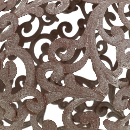 Floristik24 Decorazione da giardino, palla di metallo ruggine Ø18,5cm
