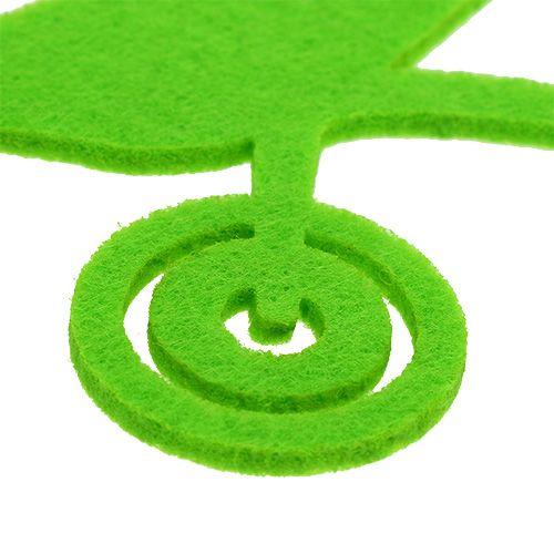 Floristik24 Attrezzi da giardino in feltro verde 24 pz