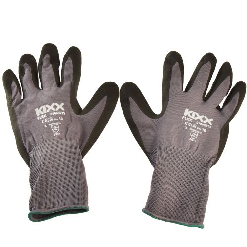 Floristik24 Guanti da giardinaggio taglia 10 grigio nero verde EN 2121X