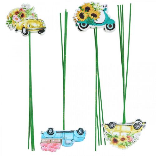 Prodotto Auto con picchetti da giardino, decorazione regalo patente di guida L24/24,5 cm 16 pezzi
