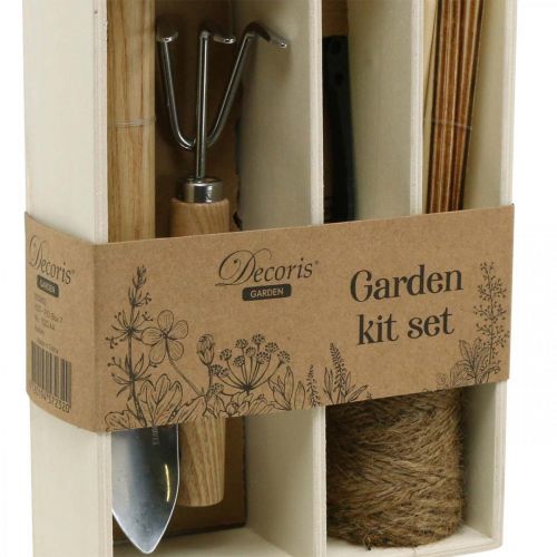 Prodotto Set di attrezzi da giardino, attrezzatura di base piccoli dispositivi in scatola 22×15×5,5 cm