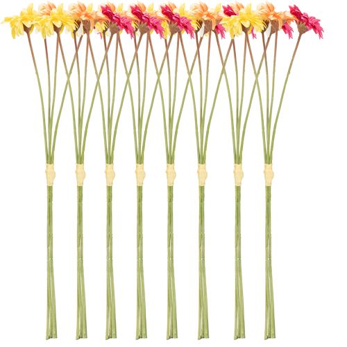 Prodotto Bouquet di fiori di gerbera artificiali per una decorazione fresca e facile da curare, 47 cm, 32 pezzi