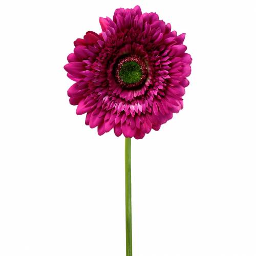 Gerbera artificiale viola 62cm 6 pezzi