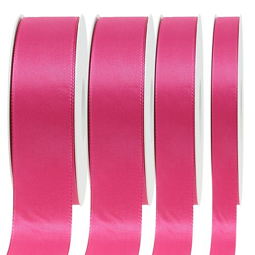 Floristik24 Nastro regalo e decorativo 50 m rosa