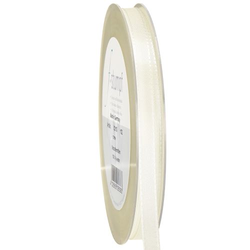 Nastro regalo e decorativo crema 8mm 50m