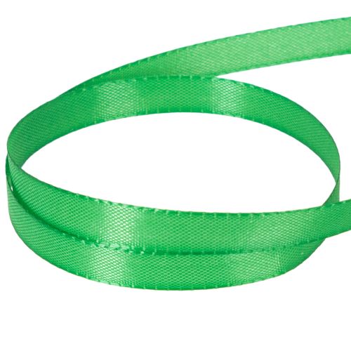 Prodotto Nastro regalo e decorativo, nastro in taffetà verde, larghezza 10 mm, lunghezza 50 m
