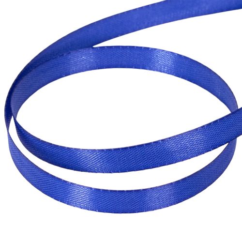 Prodotto Nastro regalo e decorativo, nastro in taffetà, 10 mm x 50 m, blu scuro