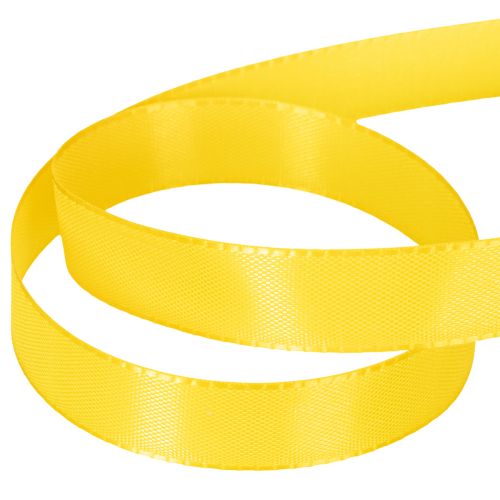 Prodotto Nastro regalo e decorativo, nastro in taffetà, 15 mm x 50 m, giallo
