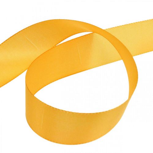 Prodotto Nastro regalo decorativo nastro di seta arancione 40mm 50m