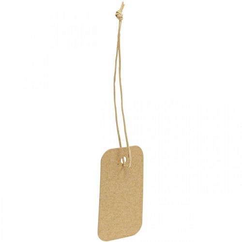 Floristik24 Etichette regalo natura etichette carta 3,5x6cm 100 pz