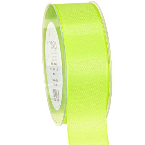 Nastro regalo decorativo con cimosa verde lime 40 mm 50 m