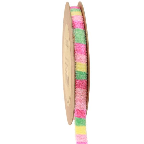 Prodotto Nastro regalo in spugna nastro decorativo strisce colorate 10 mm 10 m