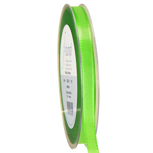 Floristik24 Nastro regalo verde chiaro 8 mm 50 m