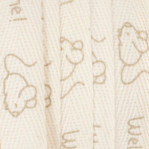 Prodotto Nastro regalo con disegno di un topolino, nastro decorativo per nascite e battesimi, largo 15 mm, lungo 20 m.