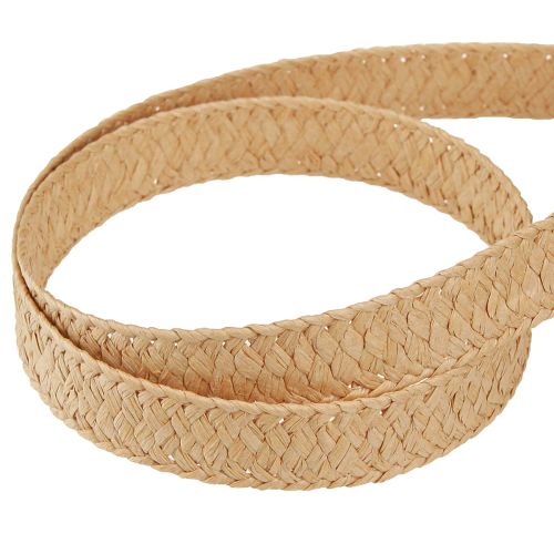 Prodotto Nastro regalo in carta intrecciata nastro di carta naturale 20mm 10m
