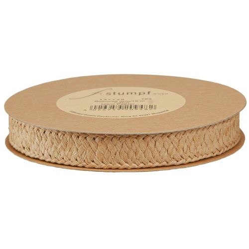 Prodotto Nastro regalo in carta intrecciata nastro di carta naturale 20mm 10m