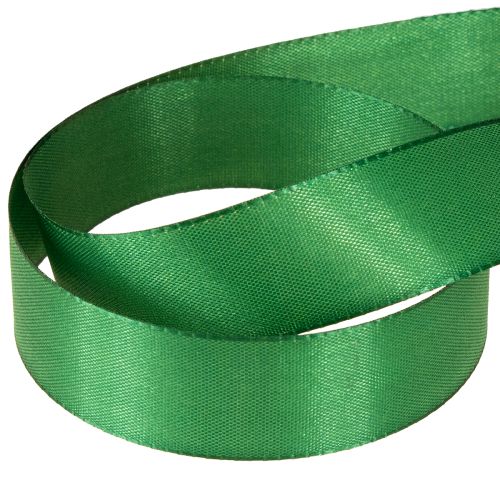 Prodotto Nastro regalo decorativo in taffetà verde scuro 25 mm × 50 m