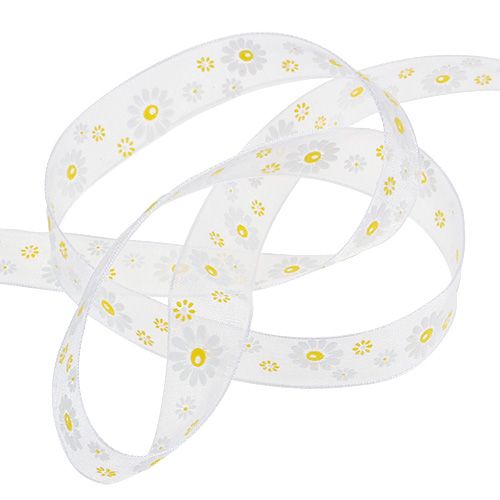 Nastro regalo bianco 20mm 20m | Floristik24.it