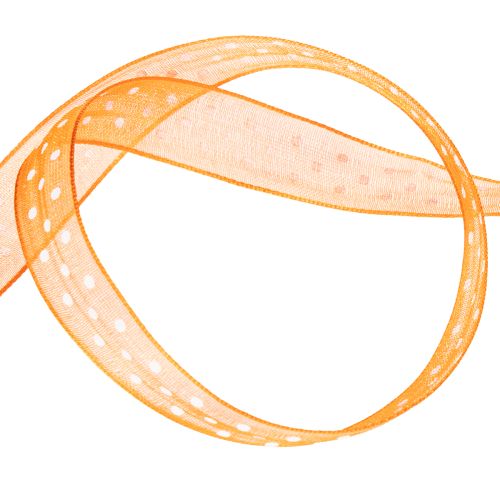 Prodotto Nastro regalo a pois per confezionare regali con eleganza, largo 1,5 cm, lungo 20 m.