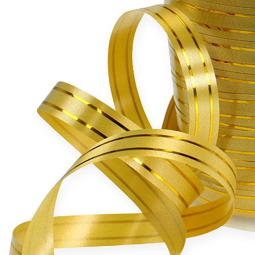 Prodotto Nastro diviso 2 strisce dorate su oro 10 mm 250 m