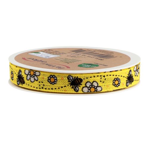 Prodotto Nastro regalo decorazione ape nastro di cotone 15mm 20m