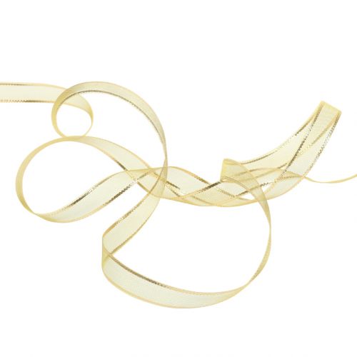 Prodotto Nastro regalo effetto anello dorato 15mm 25m