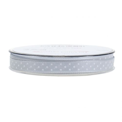 Floristik24 Nastro regalo grigio 10mm 25m
