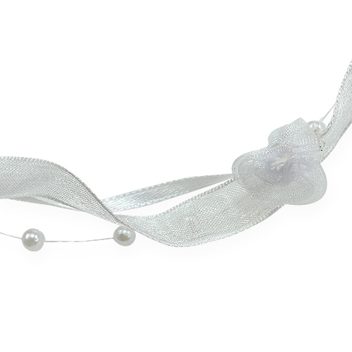 Prodotto Nastro decorativo Valentino bianco 15mm 5m