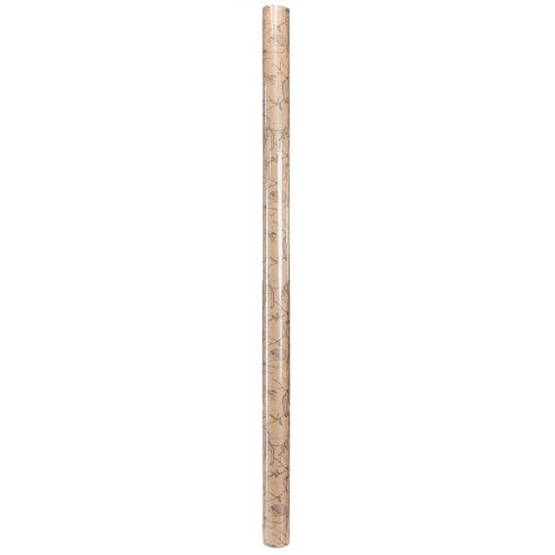 Floristik24 Carta da regalo animali foresta in marrone blu 70 cm x 200 cm