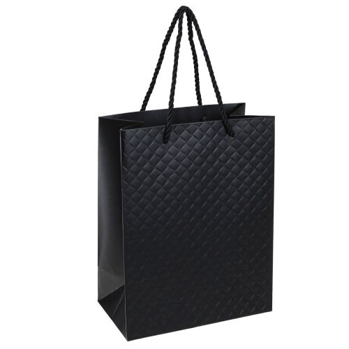 Prodotto Sacchetto regalo sacchetto regalo nero 18×10×23 cm 1 pezzo