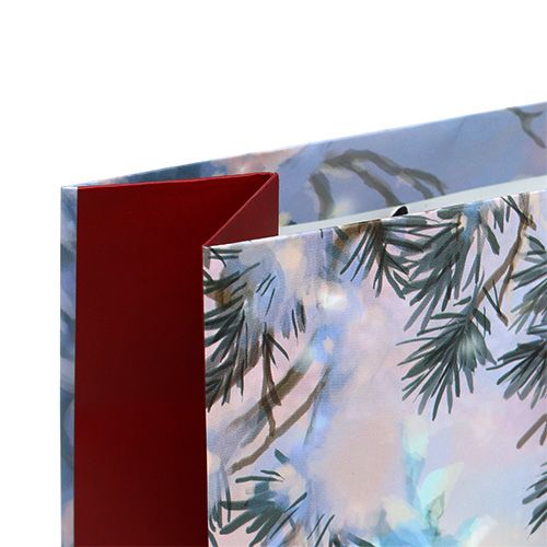 Floristik24 Sacchetto regalo grande pupazzo di neve 25 cm x 34,5 cm 1p