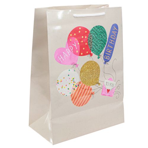 Prodotto Sacchetto regalo "Buon Compleanno" in carta per compleanno 26×14×36cm 2 pezzi