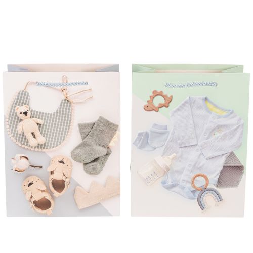 Prodotto Sacchetto regalo per neonato - Ideale per regali alla nascita - 23 cm - 2 pezzi