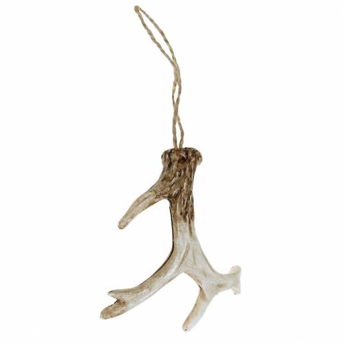 Prodotto Decorazione pendente natalizia corna Decorazioni per albero di Natale 7 cm 8 pz
