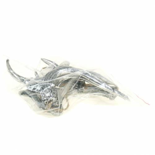 Prodotto Corna Decorazione da appendere argento antico 12 cm x 11 cm 4 pezzi