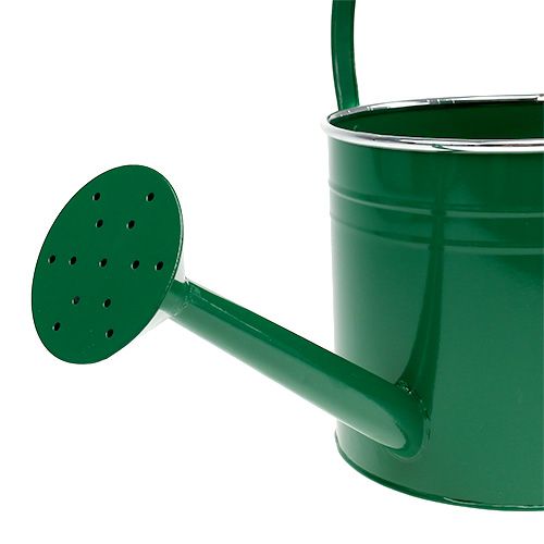Floristik24 Annaffiatoio decorativo verde scuro Ø20cm H18cm
