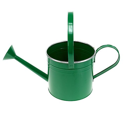 Floristik24 Annaffiatoio decorativo verde scuro Ø20cm H18cm