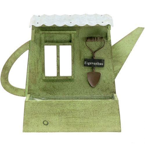 Floristik24 Fioriera per casetta da giardino verde H40cm