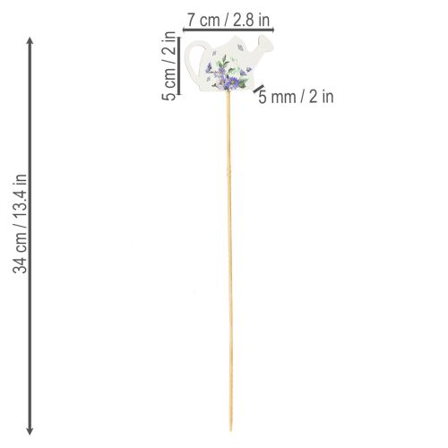 Prodotto Picchetti decorativi per annaffiatoio per bouquet e decorazioni floreali da balcone, 34 cm, 8 pezzi