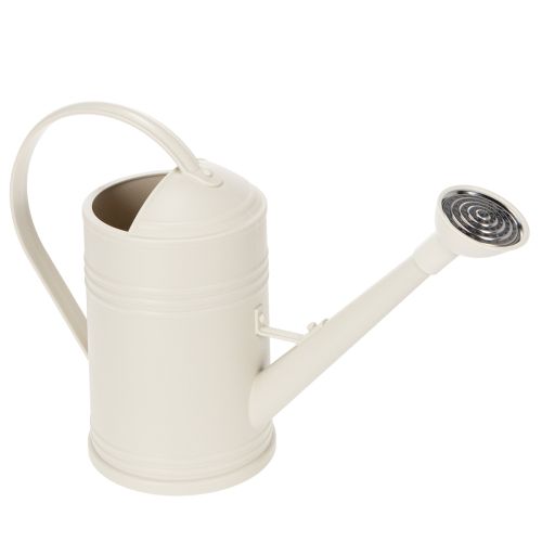 Annaffiatoio con testa a rosa rimovibile. Ideale per piante da appartamento e balconi. Bianco. 32 cm.