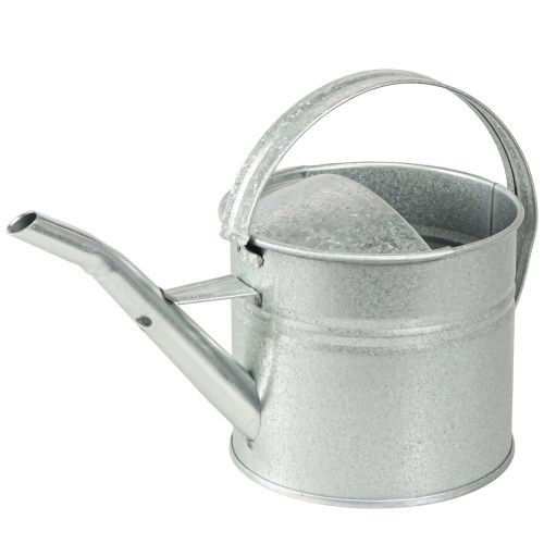 Prodotto Annaffiatoio in metallo decorazione vintage argento 30×13×14 cm 1,25 l