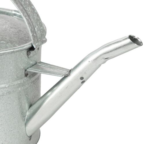 Prodotto Annaffiatoio in metallo decorazione vintage argento 30×13×14 cm 1,25 l
