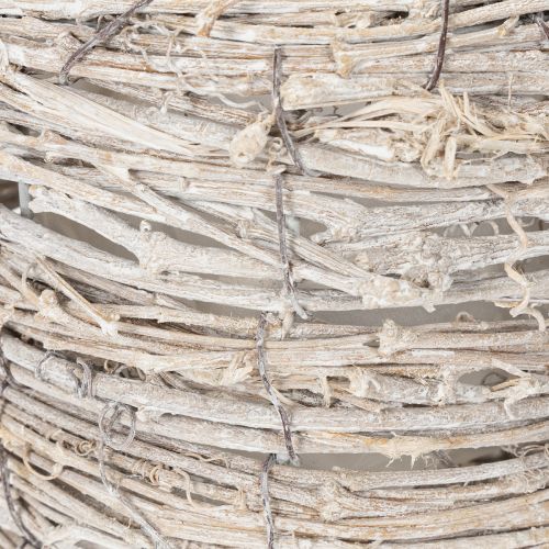 Prodotto Annaffiatoio decorativo con un raffinato design intrecciato per un elegante arredamento della casa, 26 cm