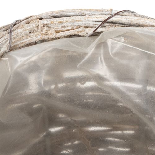 Prodotto Annaffiatoio decorativo con un raffinato design intrecciato per un elegante arredamento della casa, 26 cm