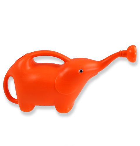 Floristik24 Annaffiatoio elefante arancione
